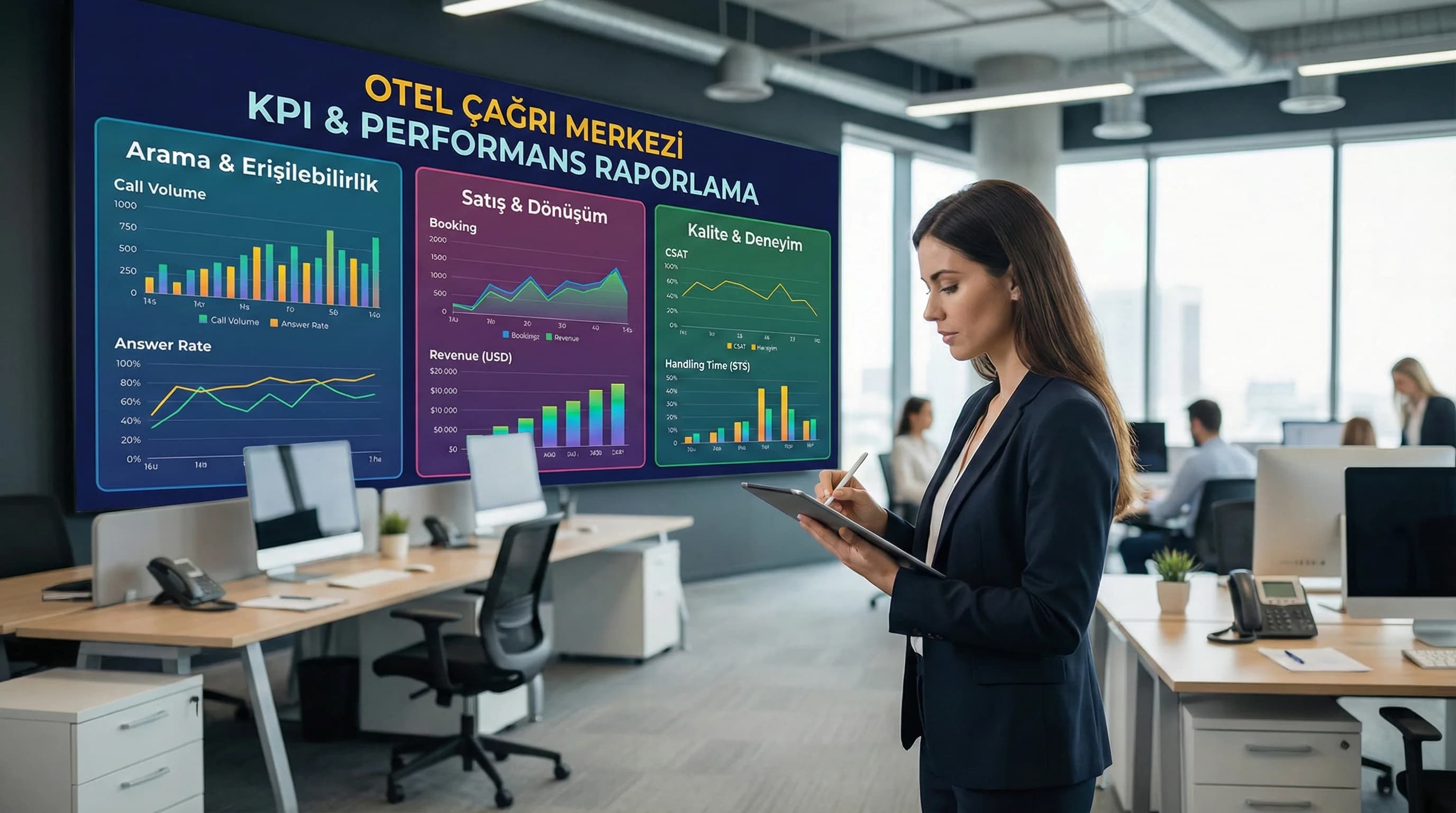 Otel Rezervasyon Çağrı Merkezi KPI’ları ve Performans Raporlama Rehberi