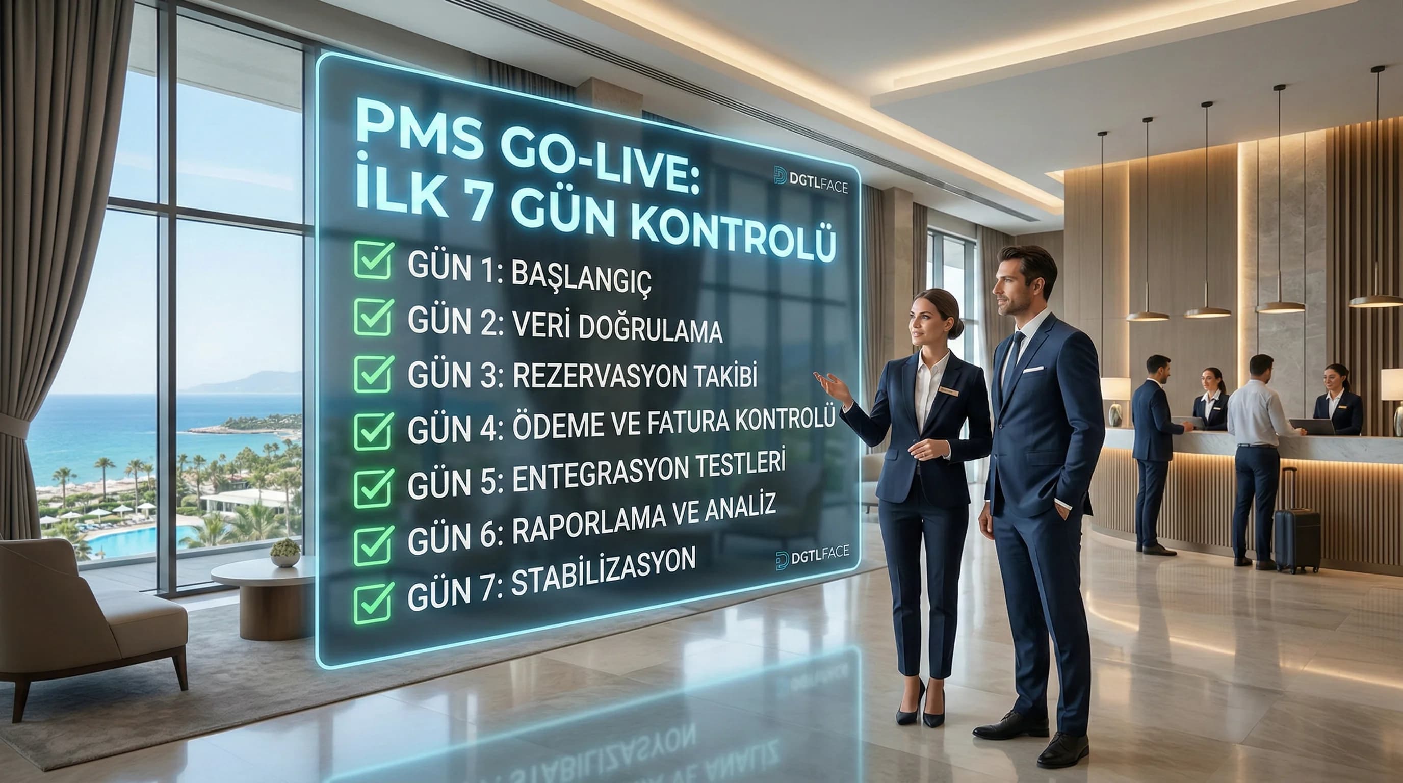 PMS Go-Live Süreci ve İlk 7 Gün Kontrol Listesi