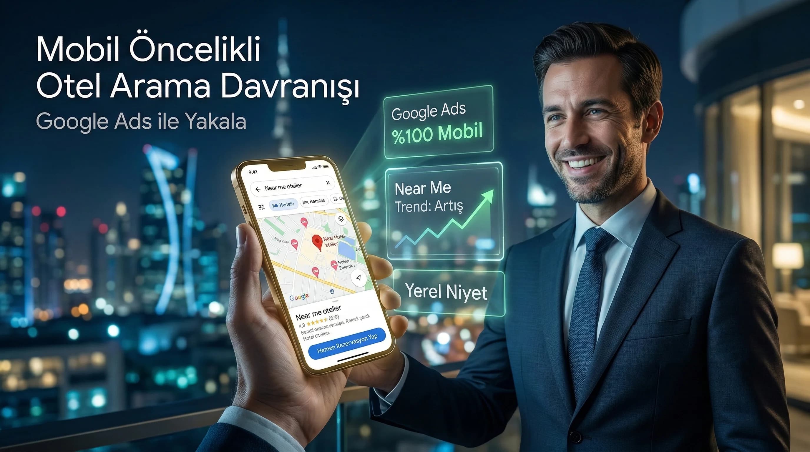 Mobil Öncelikli Otel Arama Davranışı ve “Near Me” Trendleri: Google Ads ile Nasıl Yakalanır?