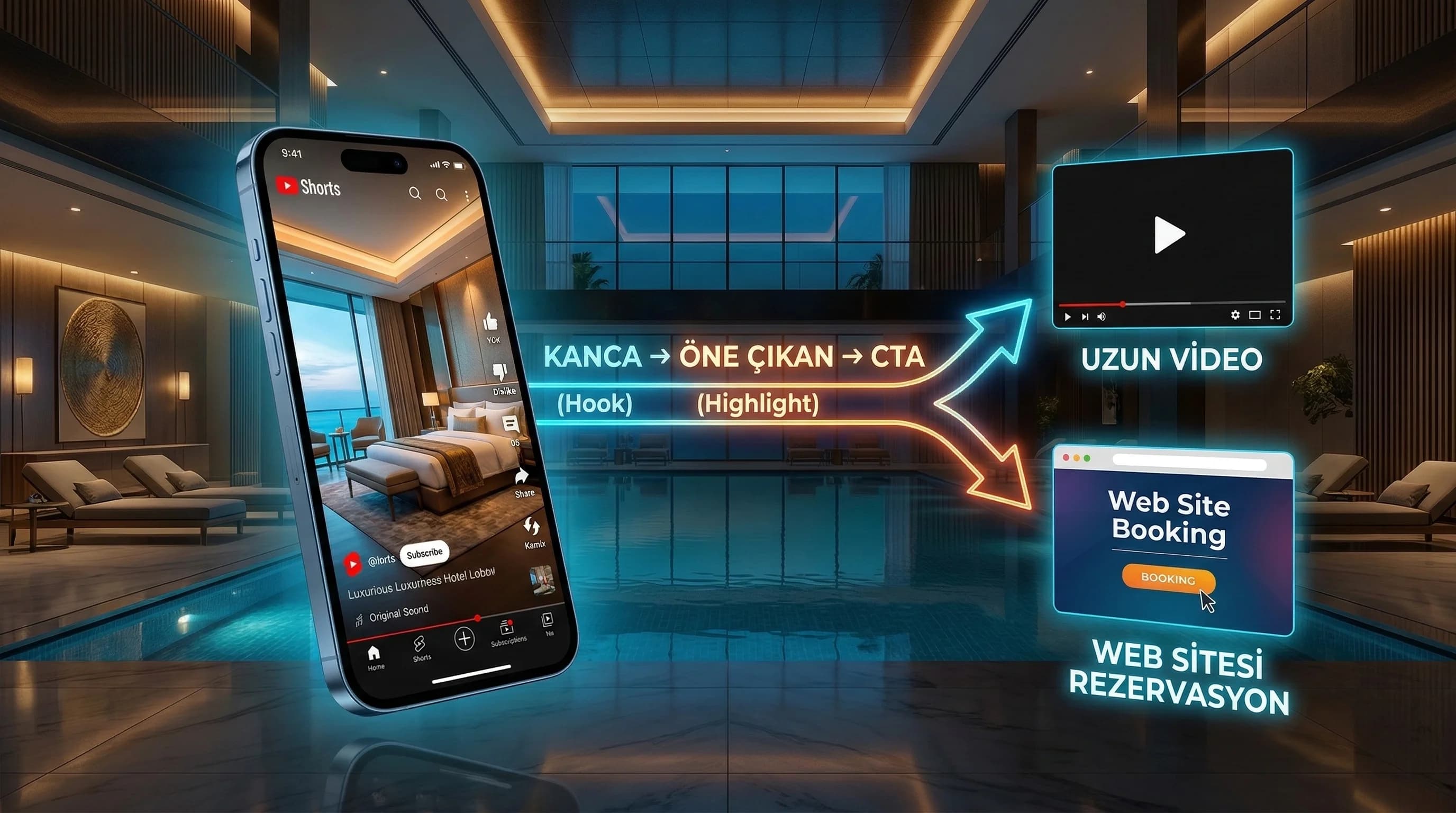 Otel YouTube Shorts ve Kısa Video Stratejisi Nasıl Kurulur?
