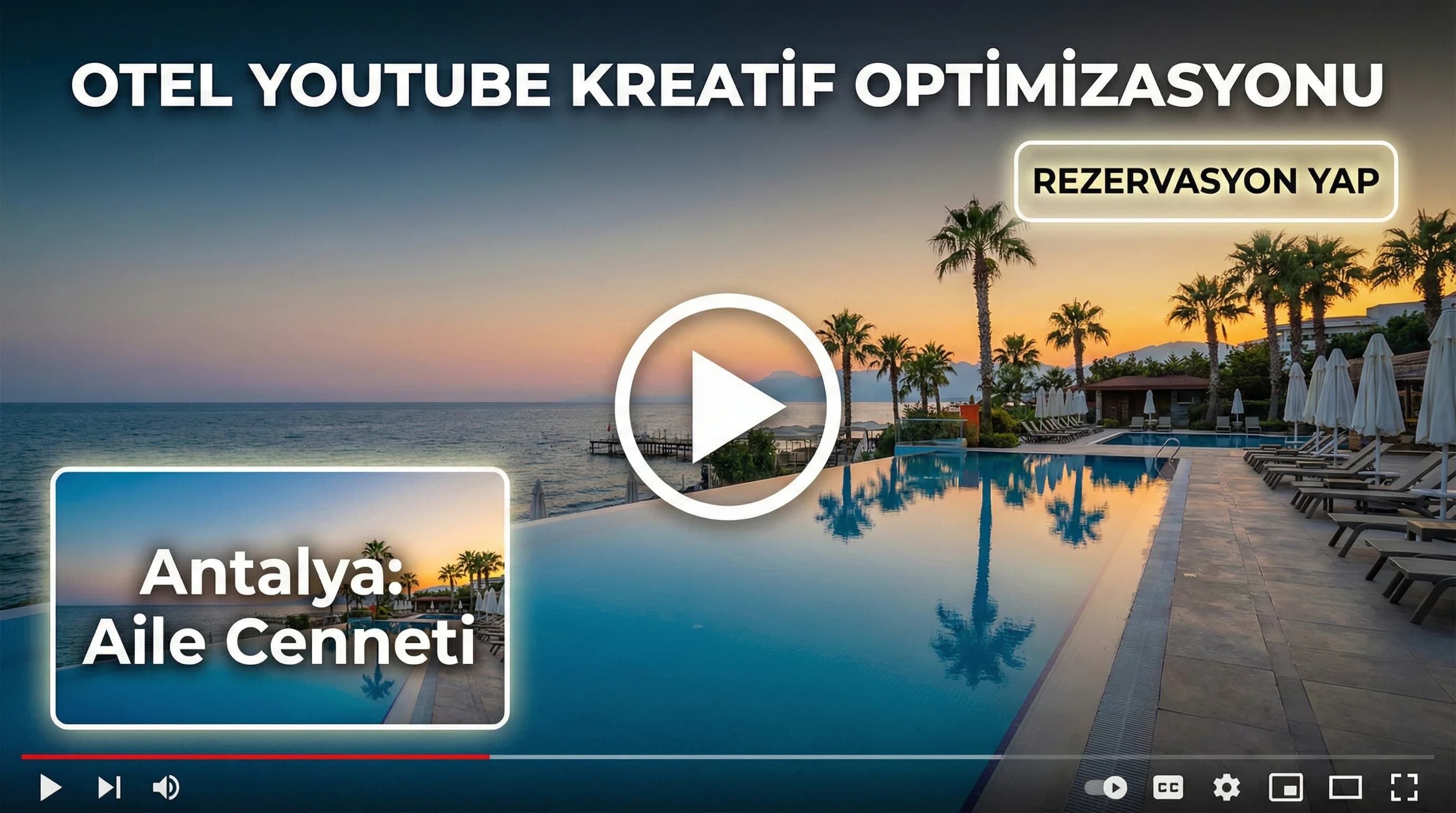 Otel YouTube Reklamlarında Kreatif, Thumbnail, Müzik ve CTA Nasıl Optimize Edilir?