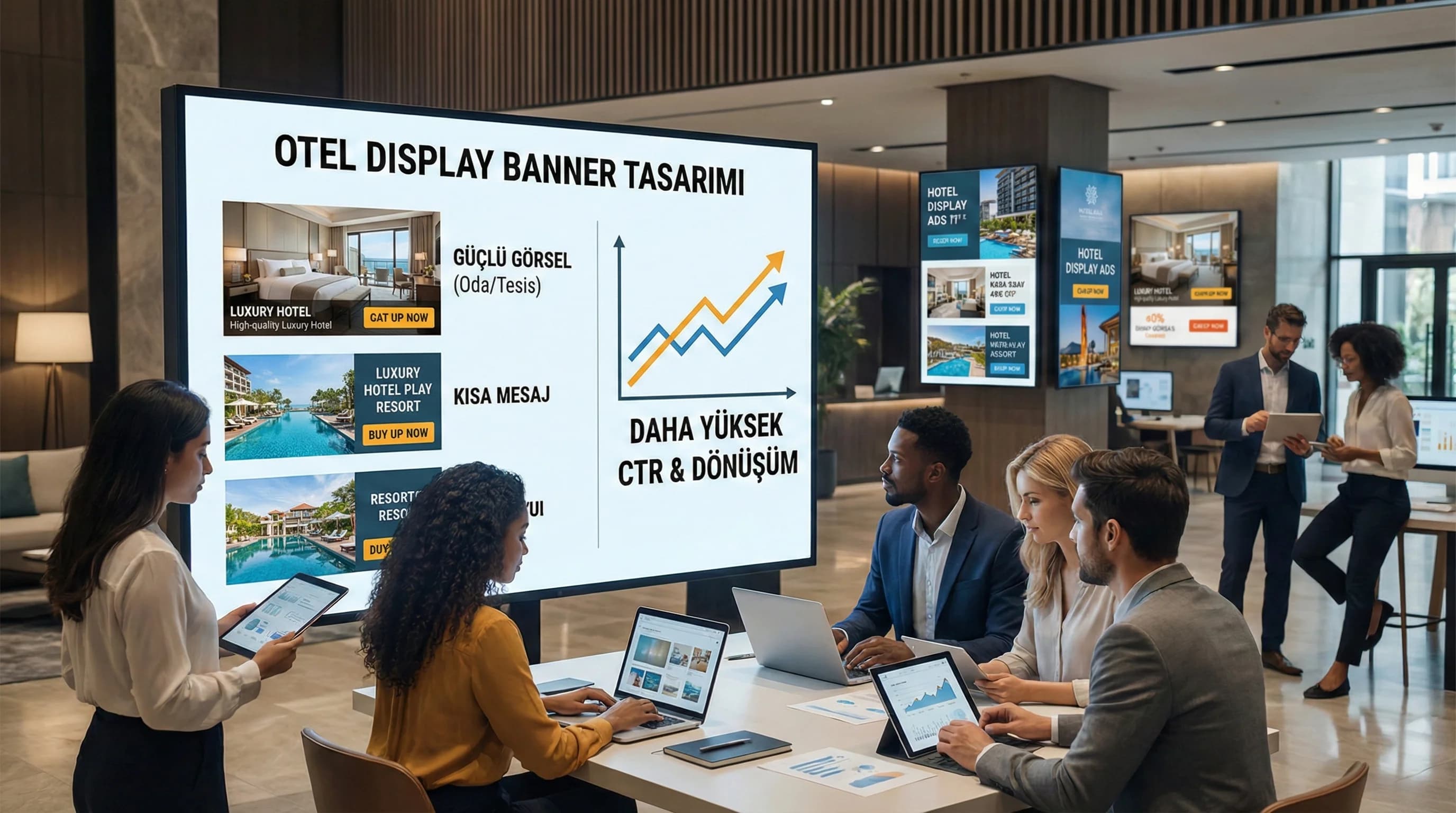 Oteller İçin Display Banner Tasarımı: En İyi Uygulamalar ve Örnekler
