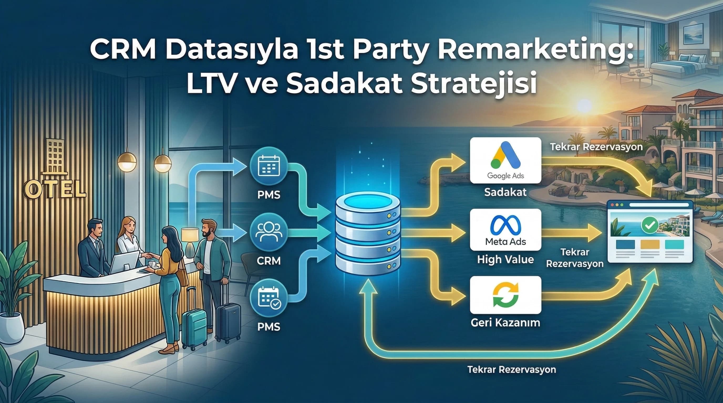 CRM ve Misafir Datası ile Remarketing: Oteller İçin İleri Seviye Strateji