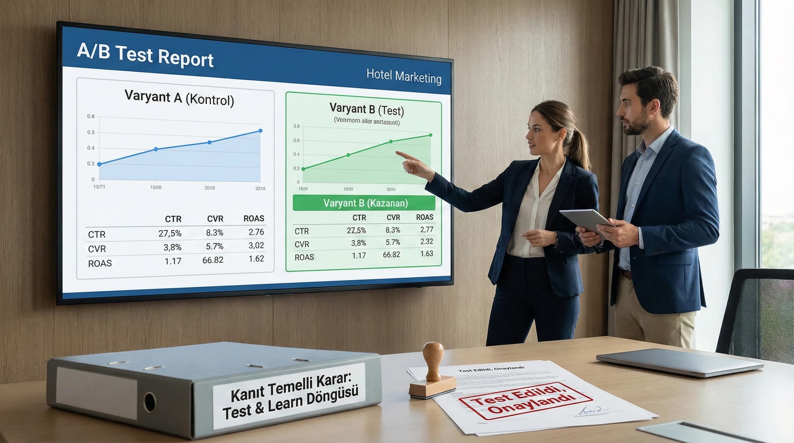 A/B Test ve Deney Sonuçları Otel Reklam Raporlarında Nasıl Yorumlanır?