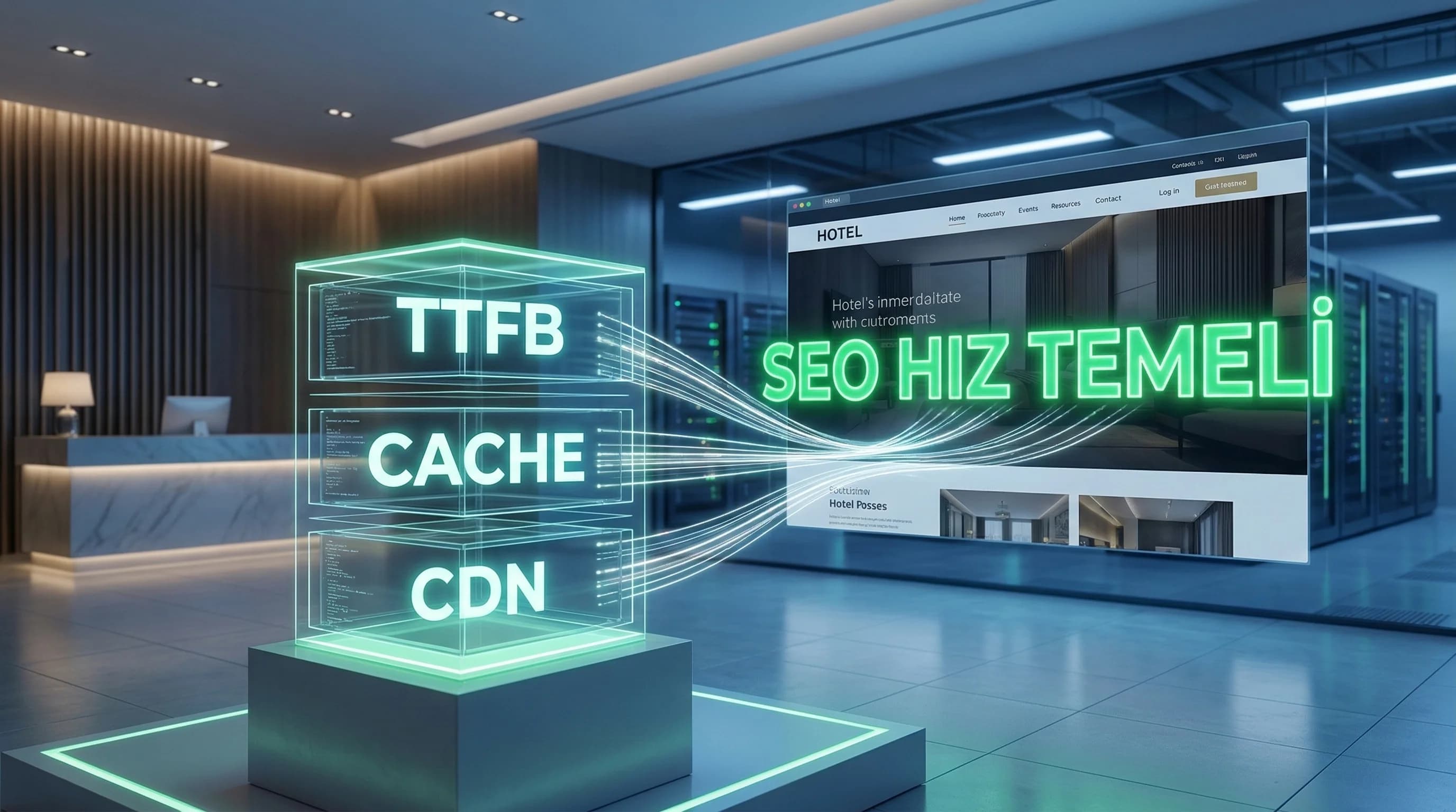 Sunucu Yanıt Süresi, TTFB, Cache ve CDN: Otel Sitelerinde Teknik SEO Temeli