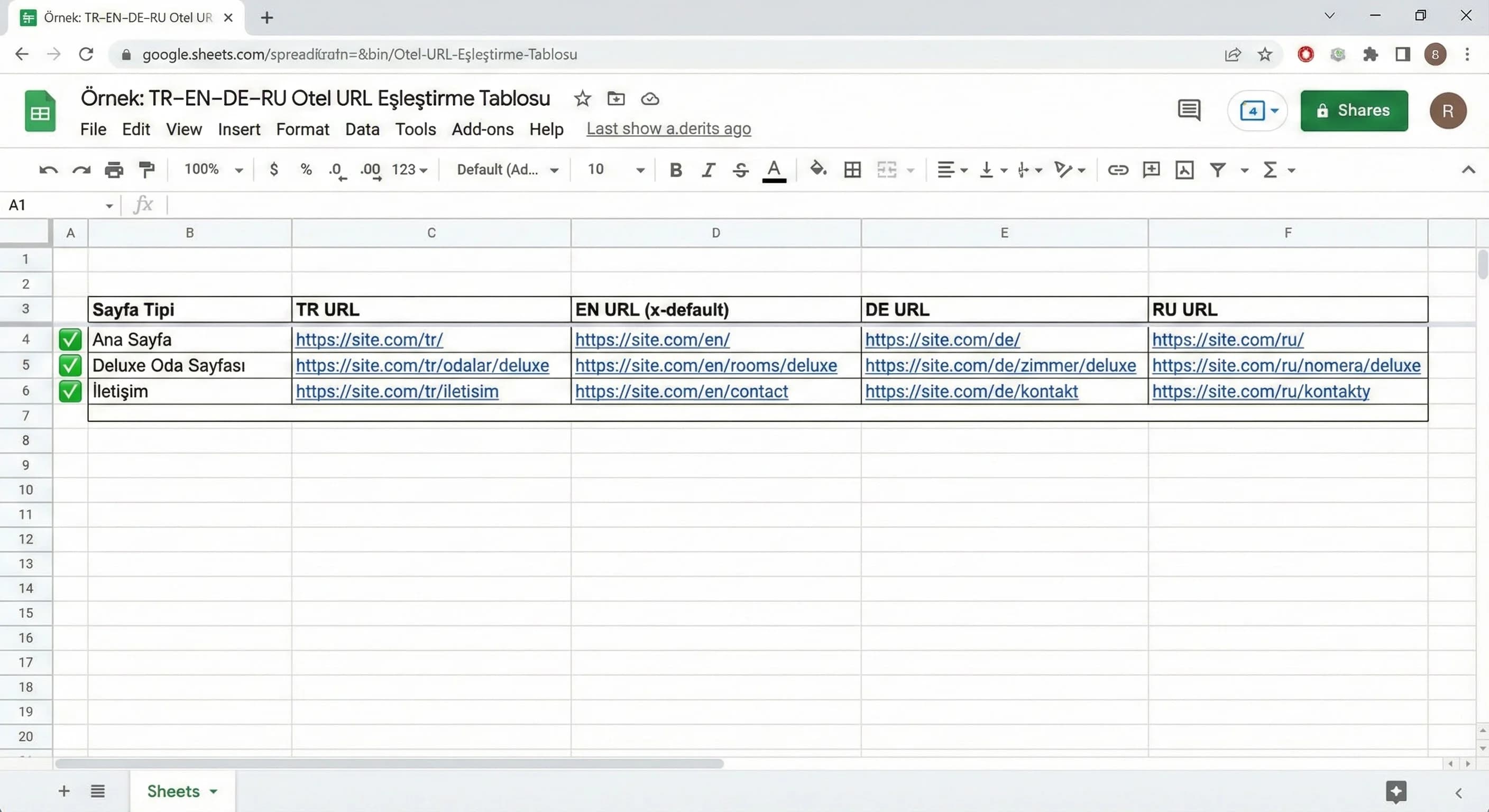 TR–EN–DE–RU eşleştirme tablosu