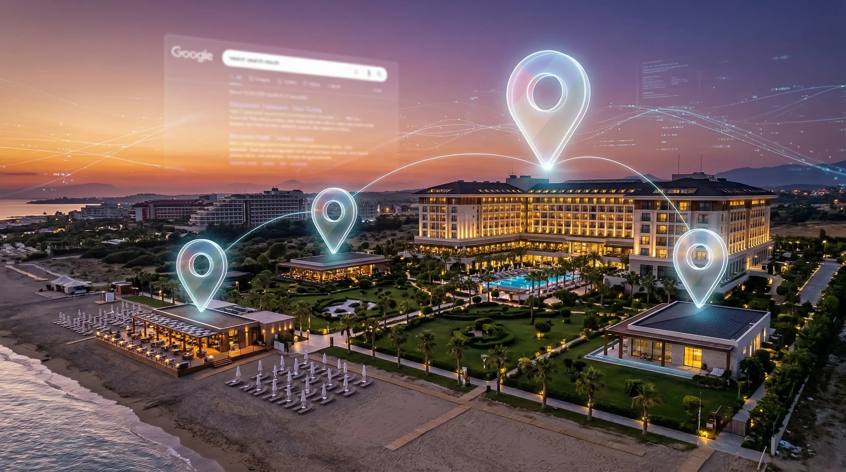 Otel İçindeki Restoran, Spa ve İkincil İşletmeler İçin Yerel SEO Stratejisi