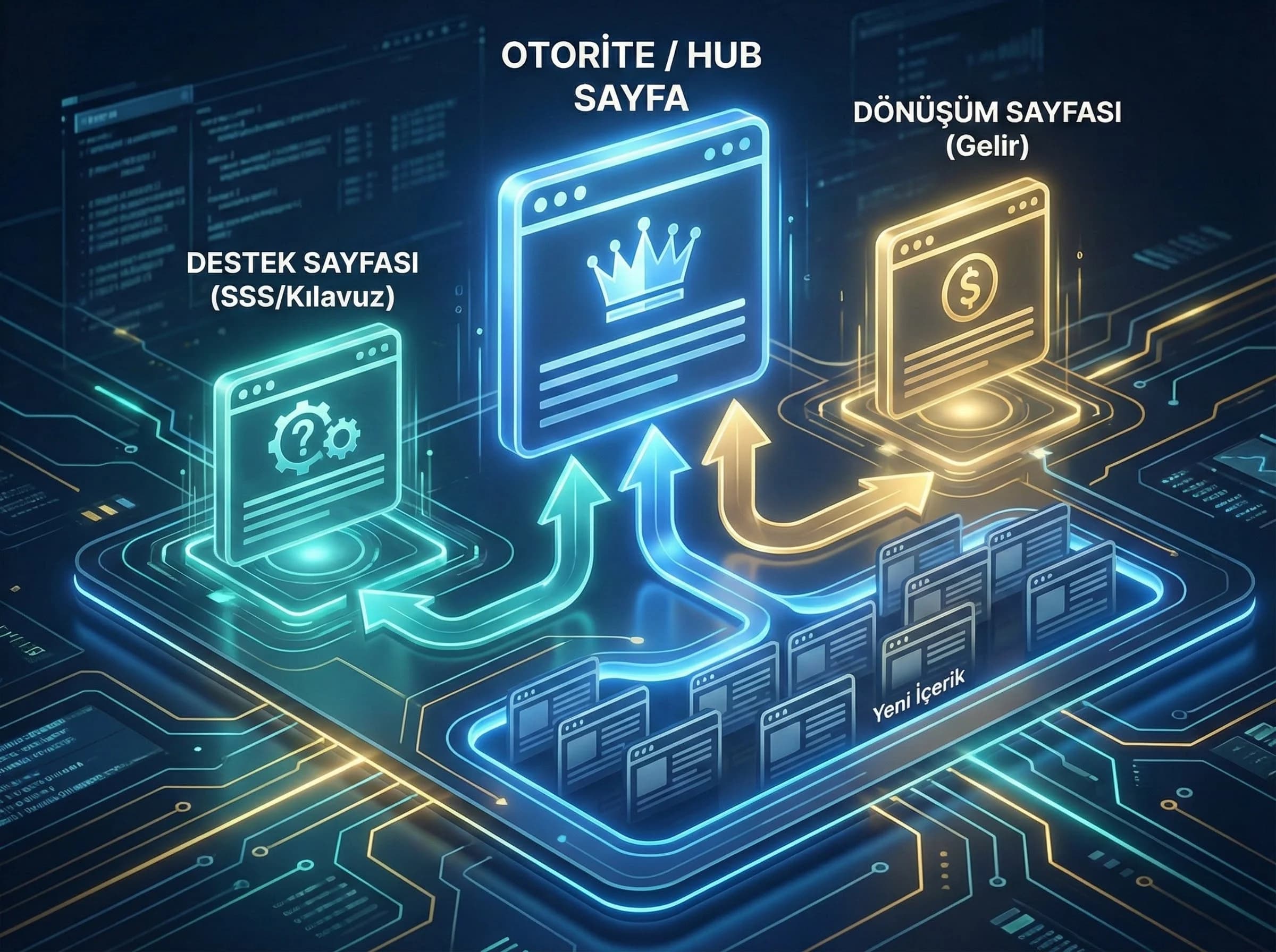 Önceliklendirme ayırıcı, hedef sayfa seçimi bağlamı