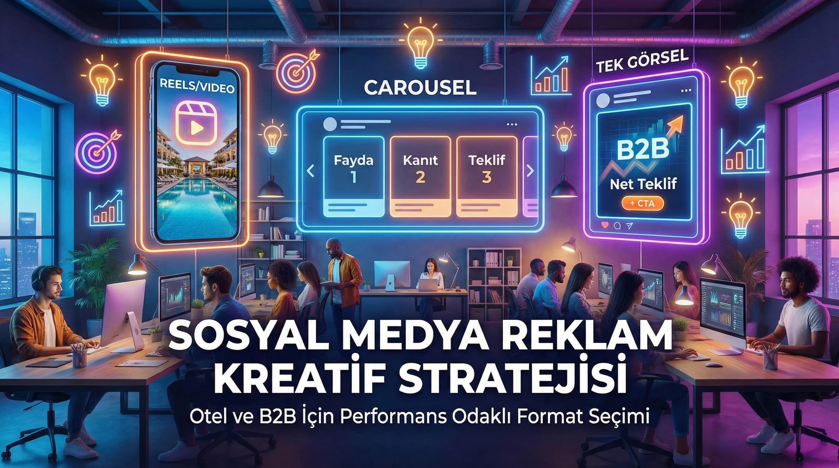 Sosyal Medya Reklam Kreatif Stratejisi: Görsel, Carousel ve Reels