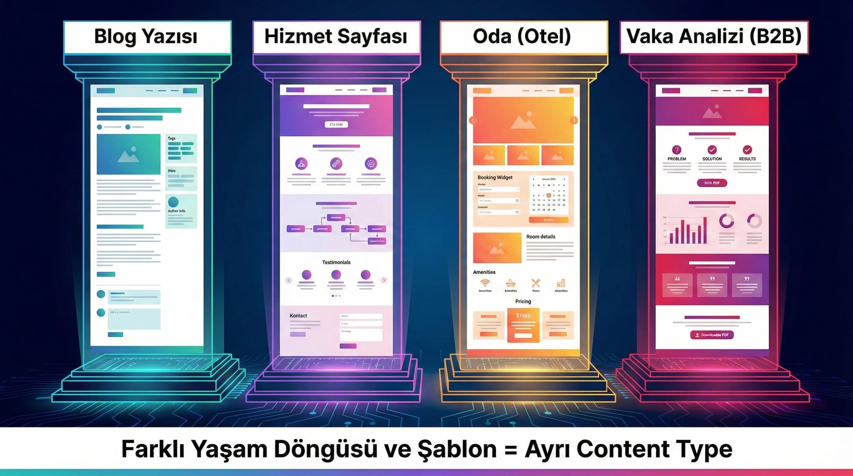 Hangi içerikler için ayrı content type açmalıyım?